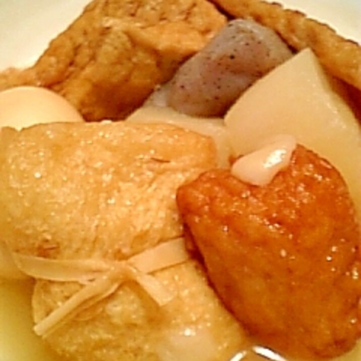 圧力鍋で時短!味噌おでん♪